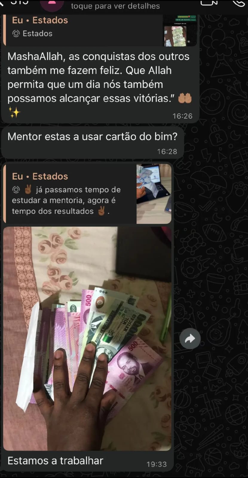 Resultado real de aluno 4